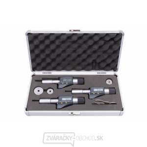 Sada digitálnych trojdotykových mikrometrov (dutinomerov) KINEX - 3-6 mm, DIN 863, IP 54 Sada digitálnych trojdotykových mikrometrov (dutinomerov) KINEX - 3-6 mm, DIN 863, IP 54 gallery main image