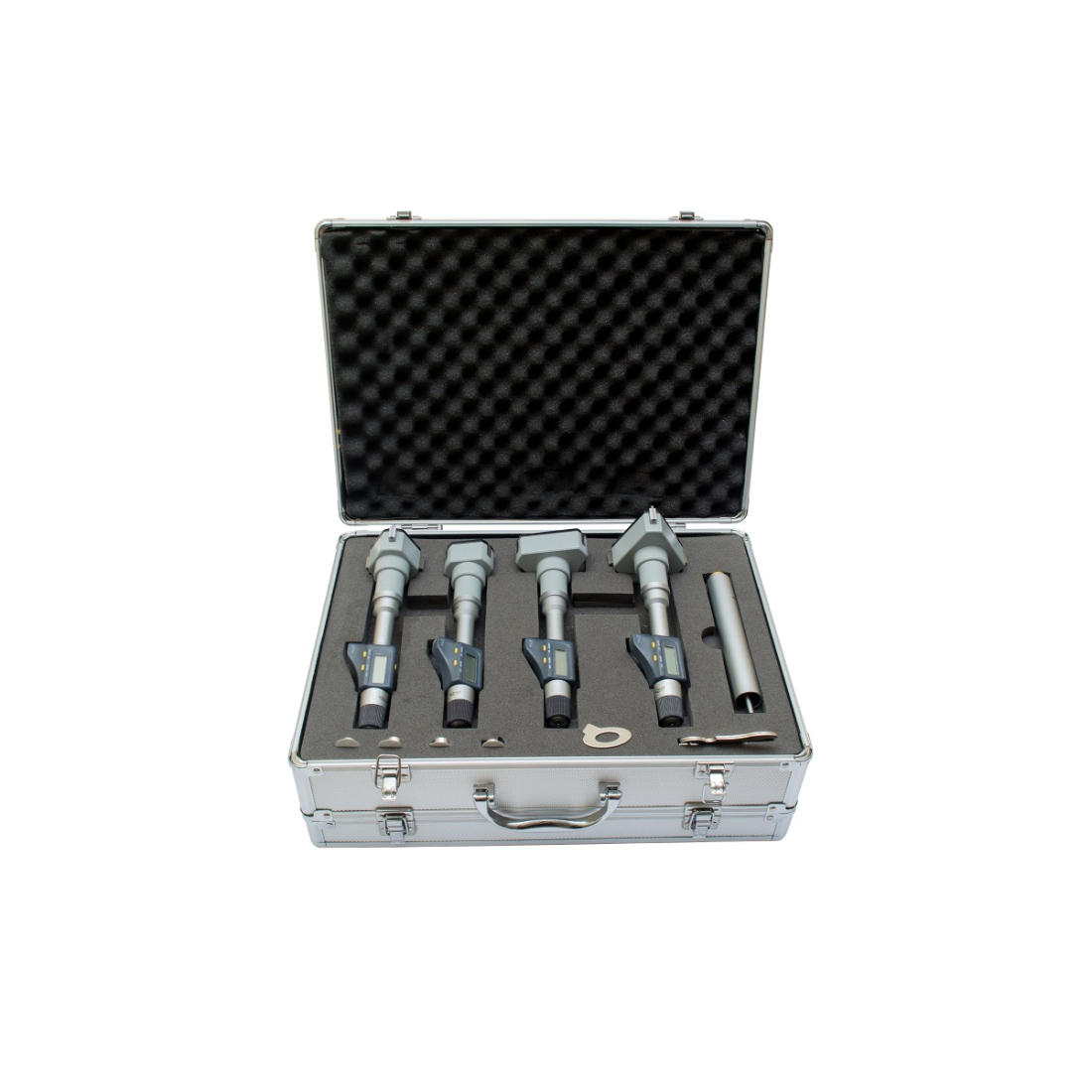E-shop KINEX/K-MET Sada digitálnych trojdotykových mikrometrov (dutinomerov) KINEX - 20-50 mm, DIN 863, IP 54 7090-03-050
