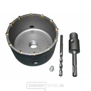 Príklepová vŕtacie korunka pr. 100mm se stopkou 110mm SDS+ Príklepová vŕtacie korunka pr. 100mm se stopkou 110mm SDS+ gallery main image