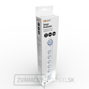 Solight prepäťová ochrana, 150J, 6 zásuviek, 1,5m, biela Náhľad