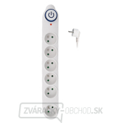 Solight prepäťová ochrana, 150J, 6 zásuviek, 1,5m, biela Solight prepäťová ochrana, 150J, 6 zásuviek, 1,5m, biela gallery main image