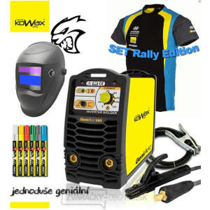 KOWAX® GeniArc®140 Zvárací invertor MMA/TIG RALLY EDITION SET II - 3m Káble + Kukla + GenFix + Tričko RALLY Bezplatne