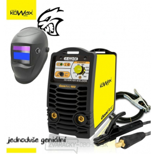 KOWAX® GeniArc®160 Zvárací invertor MMA/TIG SET I - 3m Káble + Kukla