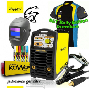 KOWAX® GeniArc® 160 EVO Zvárací invertor MMA/TIG RALLY EDITION SET III - 3m Káble + Kukla + Elektródy 2.5mm/2.5kg