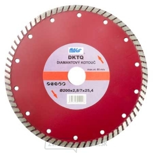 Diamantový kotúč  TURBO EXCELLENT 200x25,4mm  Diamantový kotúč  TURBO EXCELLENT 200x25,4mm  gallery main image
