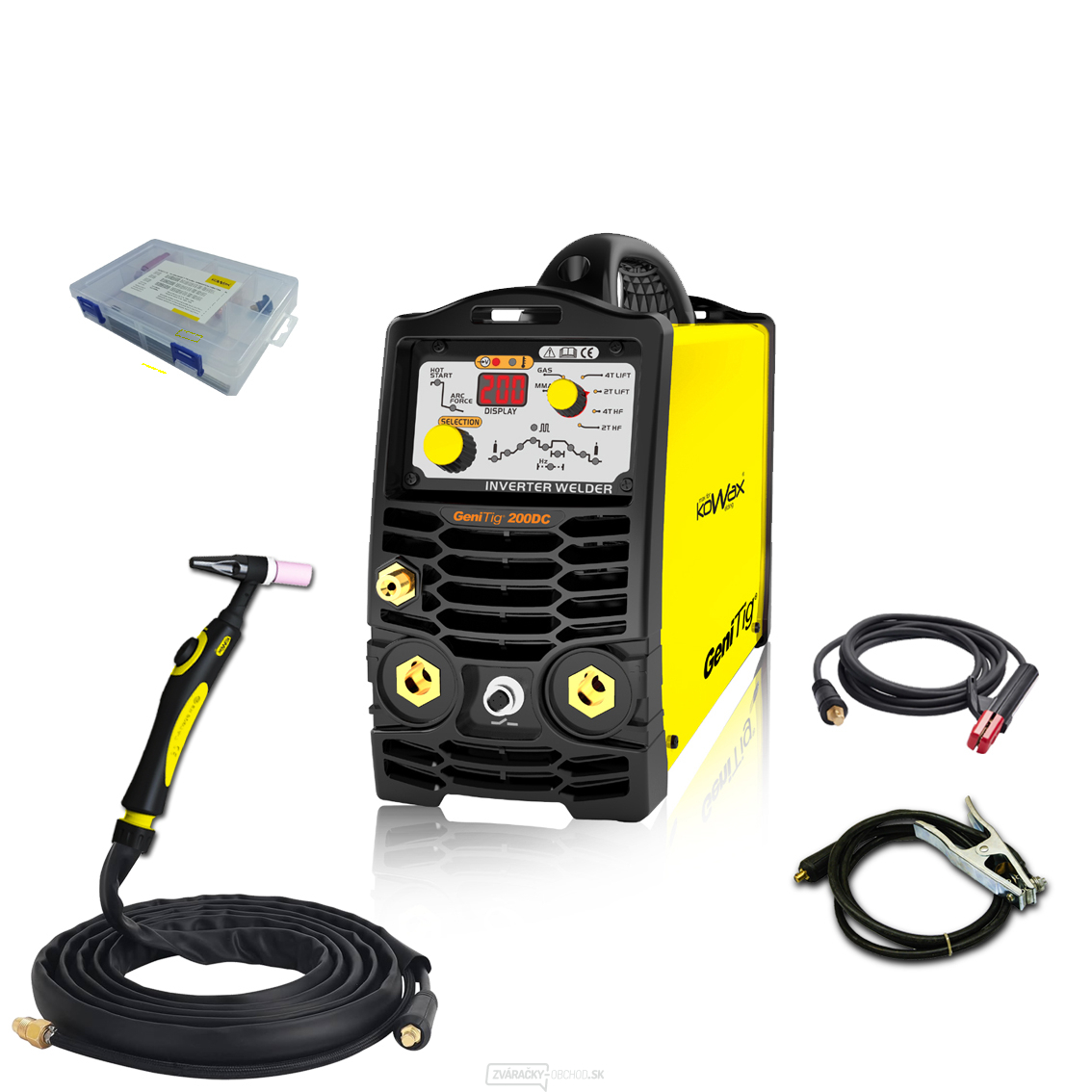 KOWAX GeniTig® 200DC + HORÁK + KÁBLE
