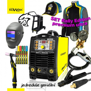 KOWAX GENITIG 200AC/DC HF ZVÁRACIA INVERTOR DC TIG/MMA + KÁBLE + HORÁK + VENTIL + KUKLA + PODVOZOK + MIKINA + ČIAPKY gallery main image
