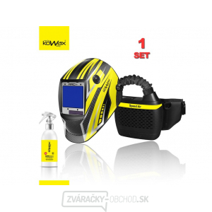 SET Filtračne ventilačná jednotka KOWAX Speed Air + kukla KWXSA820ARC++ ZADARMO NanoCleaner + chránič krku gallery main image