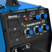 Sherman DualMIG 210 S4 + Horák + káble + kukla + ventil + drôt + sprej + vozík + plná fľaša CO Náhľad