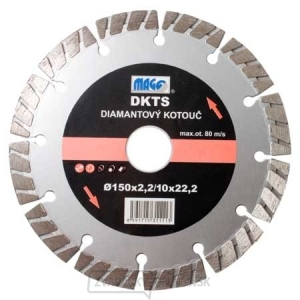 Diamantový kotúč TURBO segment 150x22,2mm 