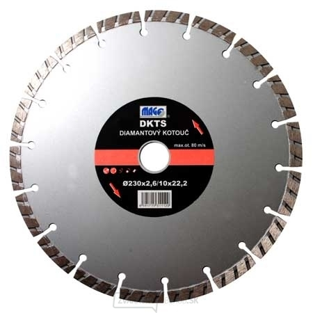 Diamantový  kotúč TURBO segment 230x22,2mm