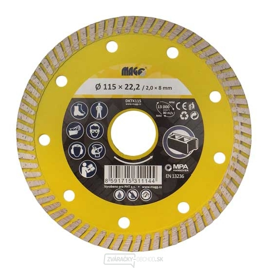 Diamantový kotúč TURBO SPEED 115x22,2mm