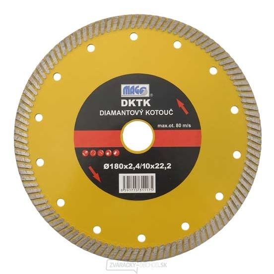 Diamantový kotúč TURBO SPEED 180x22,2mm 