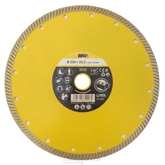 Diamantový kotúč TURBO SPEED 230x22,2mm 