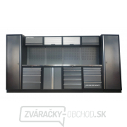 Zostava dielenského nábytku Procarosa PROFESSIONAL L-4 Pracovná doska: nerezová, Hmotnosť: 387,7 kg Zostava dielenského nábytku Procarosa PROFESSIONAL L-4 Pracovná doska: nerezová, Hmotnosť: 387,7 kg gallery main image