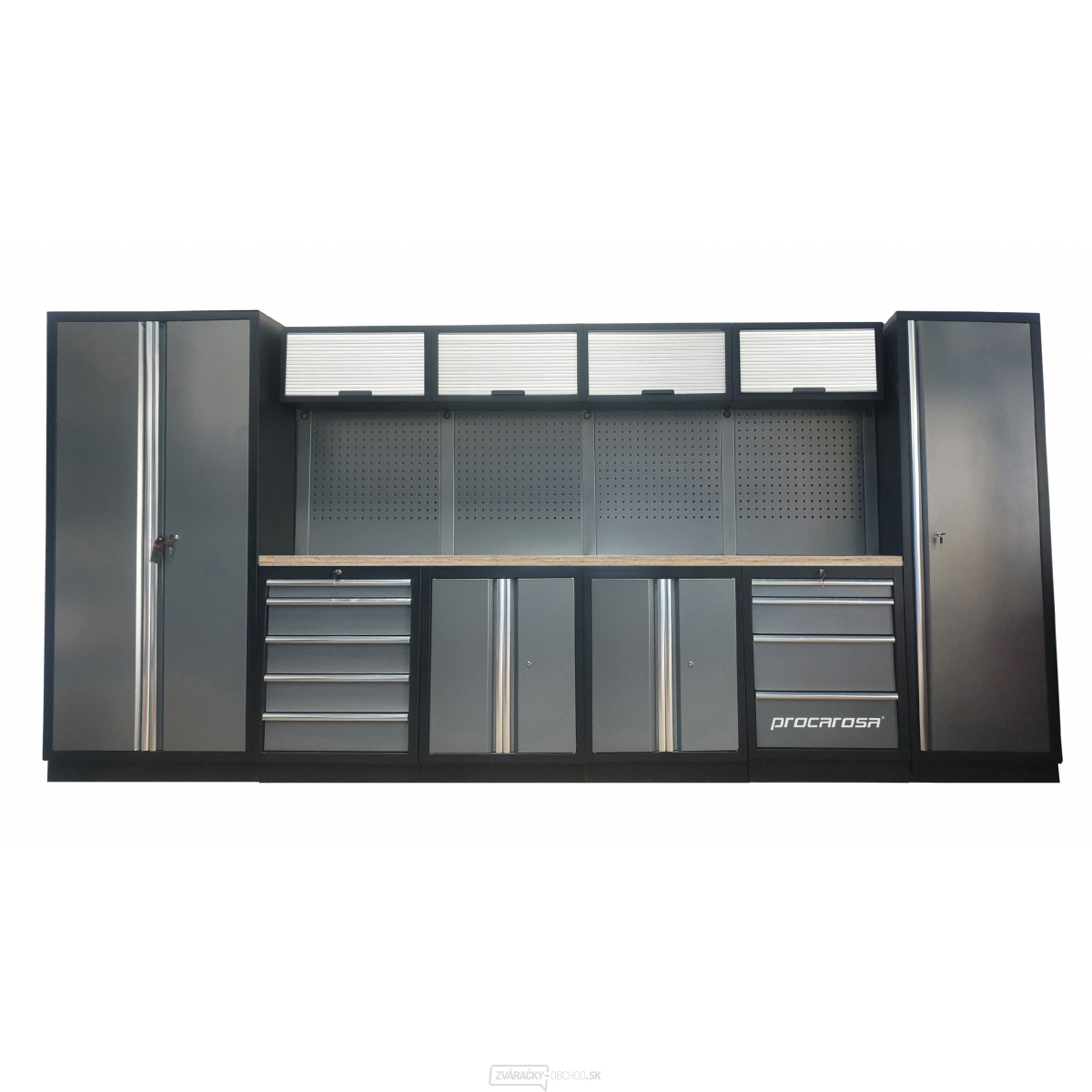 ZOSTAVA dielenského nábytku PROCAROSA PROFESSIONAL XL-1 Pracovná doska: drevená, Hmotnosť: 375,4 kg