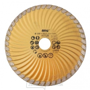 Diamantový kotúč TURBO-W 150x22,2mm  Diamantový kotúč TURBO-W 150x22,2mm  gallery main image