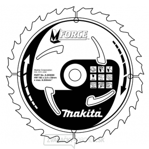 Makita B-07995 - pílový kotúč 235x30mm 20T Makita B-07995 - pílový kotúč 235x30mm 20T