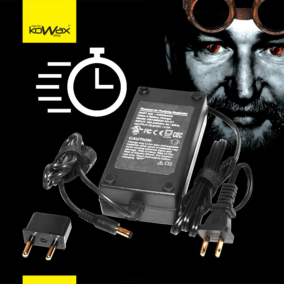 KOWAX Speed Air® FLIP Rýchlonabíjačka pre dýchaciu jednotku (pos.E)