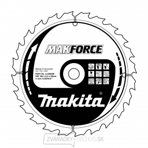 Makita B-08159 - pílový kotúč 165x20mm 10T