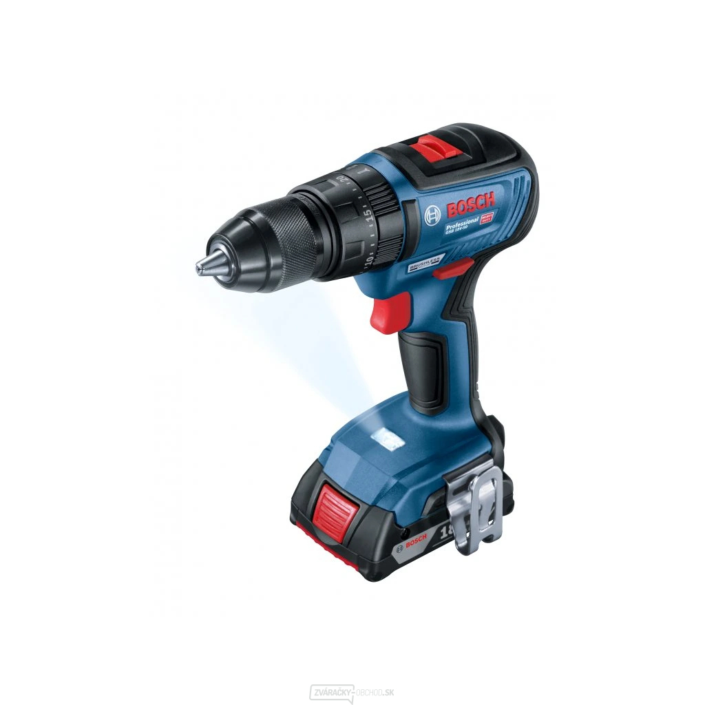 Aku príklepová vŕtačka Bosch GSB 18V-50 (5Ah)