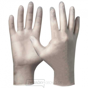 Jednorazové vinylové rukavice WHITE VINYL 100ks - veľkosť M