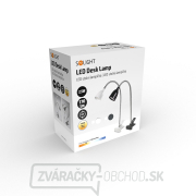 Solight LED stolná lampička, 2.5W, 3000K, clip, čierna farba Náhľad