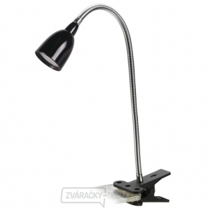 Solight LED stolná lampička, 2.5W, 3000K, clip, čierna farba Solight LED stolná lampička, 2.5W, 3000K, clip, čierna farba