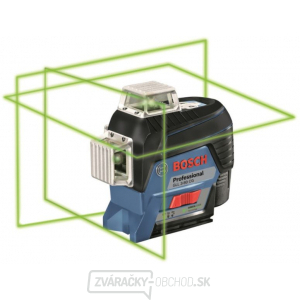 BOSCH Čiarový zelený laser GLL 3-80 CG + BM1 + L-Boxx