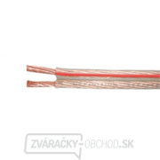 Dvojlinka netienená 2x1,5mm priehľadná gallery main image