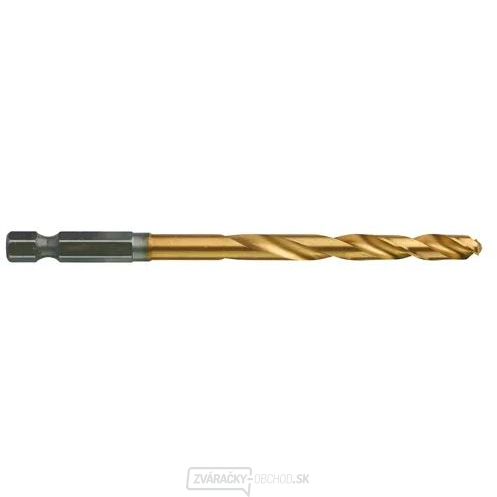 Milwaukee Titánový vrták do kovu Shockwave HSS-G TiN Red Hex 6 mm - 1ks