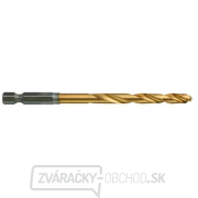 Milwaukee Titánový vrták do kovu Shockwave HSS-G TiN Red Hex 6 mm - 1ks gallery main image