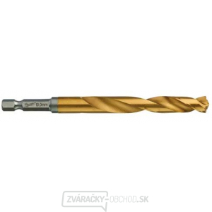 Milwaukee Titánový vrták do kovu Shockwave HSS-G TiN Red Hex 10 mm - 1ks Milwaukee Titánový vrták do kovu Shockwave HSS-G TiN Red Hex 10 mm - 1ks gallery main image