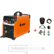 Zváračka JASIC MIG 180 N240 + horák + káble + kukla + redukčný ventil + sprej + drôt + plná fľaša CO2 gallery main image
