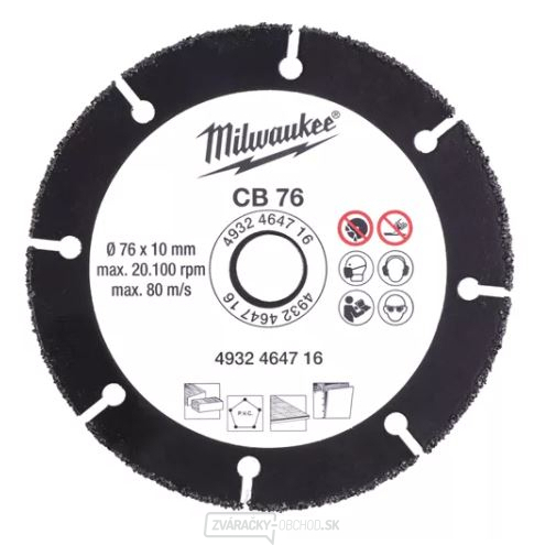 Milwaukee Karbidový kotúč CB 76