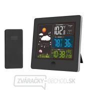 Solight meteostanice, farebný LCD, teplota, vlhkosť, RCC, čierna gallery main image