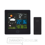 Solight meteostanice, farebný LCD, teplota, vlhkosť, RCC, čierna gallery main image