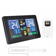 Solight meteostanice, extra veľký farebný LCD, teplota, vlhkosť, tlak, RCC, Usb nabíjanie, čierna Náhľad