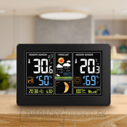 Solight meteostanice, extra veľký farebný LCD, teplota, vlhkosť, tlak, RCC, Usb nabíjanie, čierna Náhľad Solight meteostanice, extra veľký farebný LCD, teplota, vlhkosť, tlak, RCC, Usb nabíjanie, čierna Náhľad