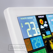 Solight meteostanice, extra veľký farebný LCD, teplota, vlhkosť, tlak, RCC, USB nabíjanie, biela Solight meteostanice, extra veľký farebný LCD, teplota, vlhkosť, tlak, RCC, USB nabíjanie, biela náhled