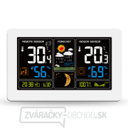Solight meteostanice, extra veľký farebný LCD, teplota, vlhkosť, tlak, RCC, USB nabíjanie, biela Solight meteostanice, extra veľký farebný LCD, teplota, vlhkosť, tlak, RCC, USB nabíjanie, biela gallery main image