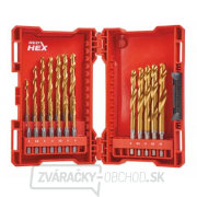 Milwaukee SHOCKWAVE ™ HSS-G TiN Red Hex set vrtákov - 19ks gallery main image