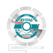 Kotúč diamantový rezný, segmenový, suché i mokré rezanie, 115cm, 115x22,2mm, delený segment 7,5mm, max. 13000 ot./min gallery main image