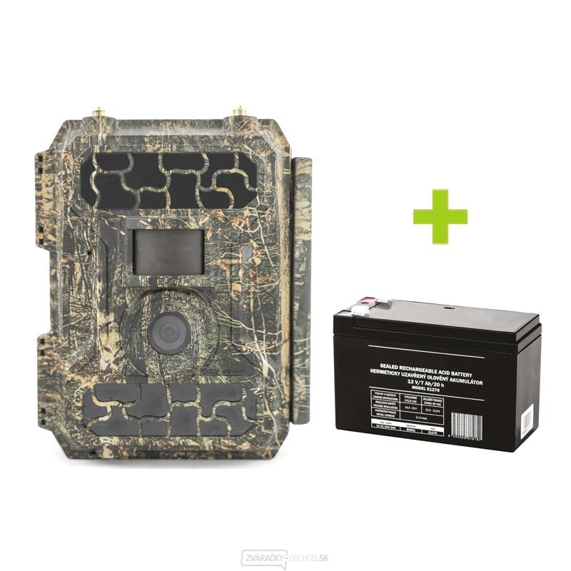 Fotopasca OXE Panther 4G + externý akumulátor 12V/2,2Ah a napájací kábel