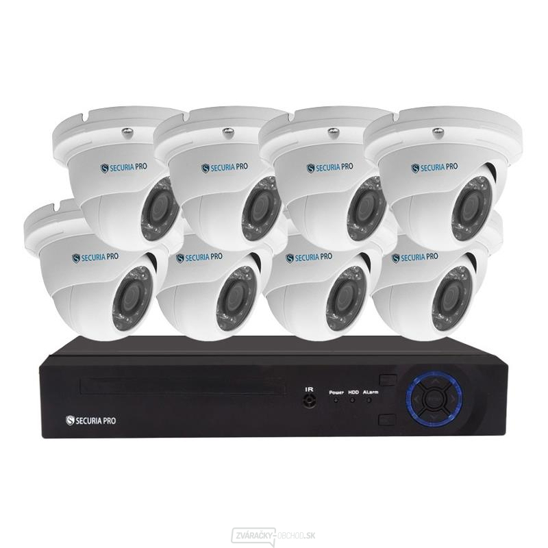 Kamerový systém Sécurité PRO NVR8CHV2-W DOME