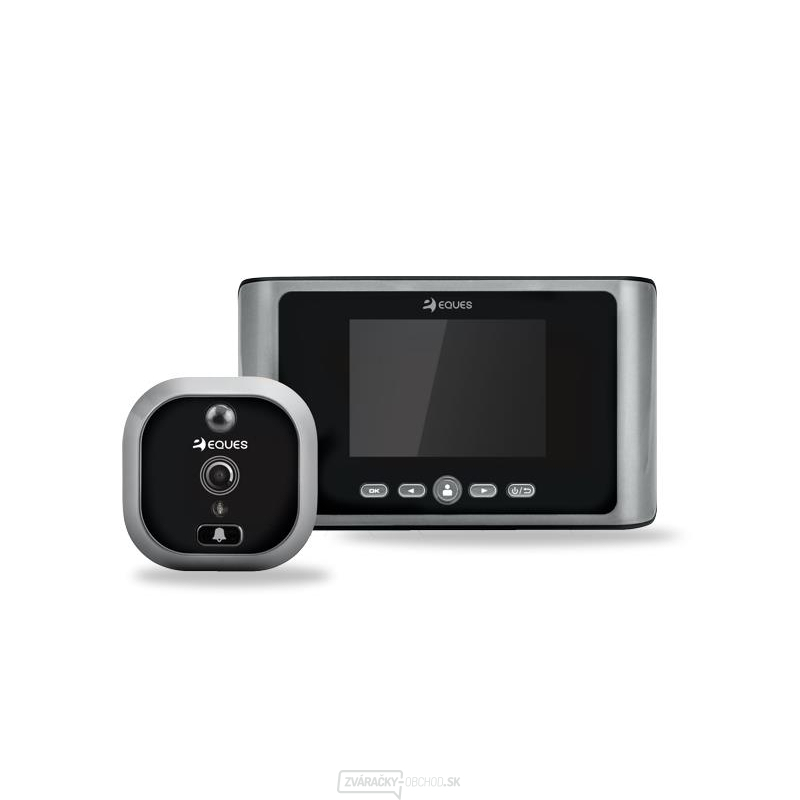Kukátko dverné EQUES GREETER Plus (Gray)