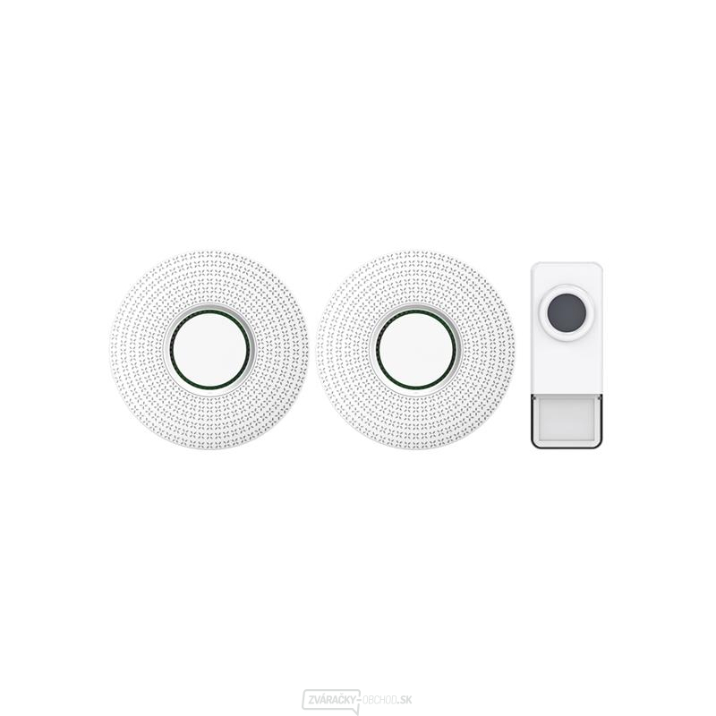 Zvonček bezdrôtový Geti GWD 205W sada