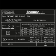 Sherman Synergická invertorová zváračka DIGIMIG 360 Pulse Sherman Synergická invertorová zváračka DIGIMIG 360 Pulse náhled
