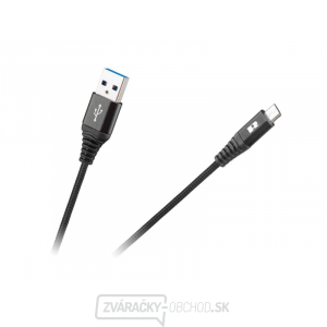 Kábel REBEL USB/Micro USB čierny 2 m