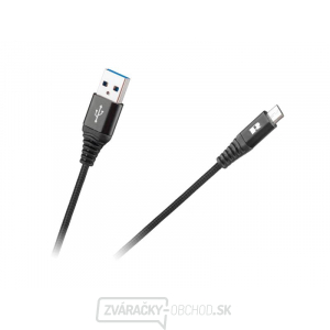 Kábel REBEL USB/Micro USB čierny 2 m gallery main image
